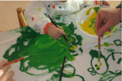 Un'immagine che ritrae pittura artistica, colore, arti visive, pittura ad acquerello e arte infantile.